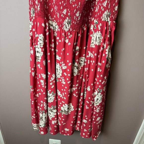 Torrid Mini Challis Off-Shoulder Skater Dress Floral 3X - Picture 5 of 11